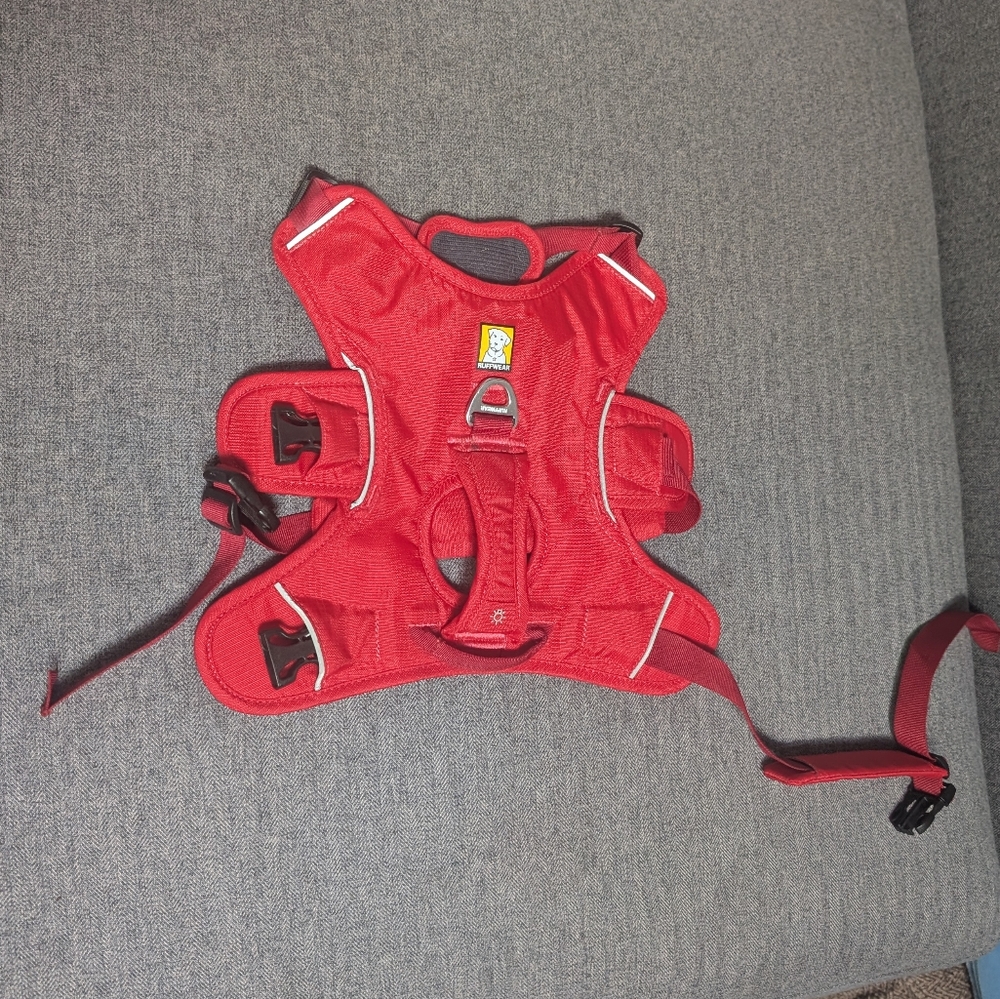 EUC - RuffWear Red Webmaster Harness - Small